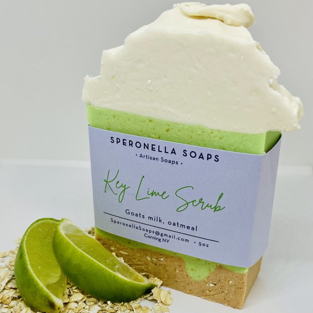 Handcrafted Key Lime Pumice Soap (6 oz.) – LakeShore Soaps